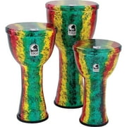 Toca Freestyle Lightweight Djembe Drum 9 in. Rasta