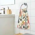 thumbnail image 3 of Yayeee 100% Cotton Hand Towels for Bathroom 16" x 28" Kitchen Towel, Beige Floral, 3 of 7
