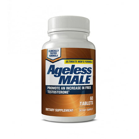 Ageless Male Free Testosterone Booster with Testofen, Capsules, 60 (Best Testosterone To Take)