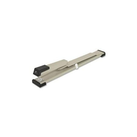 SPARCO PRODUCTS Long Reach Stapler, 20 Sht Cap, Standard Staples,Putty/Black