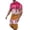 Hot Pink*, variant on RUTAYY Men's Outfits Summer Casual Ice Cream Print Round Neck Short Sleeve Tee Shorts with Pocket Loose Fit Daily Wear Comfortable Elegant Holiday Clothing Sets