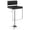 Black, Chrome, variant on Alameda Adjustable Bar Stool Chrome and White