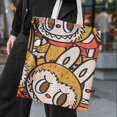 thumbnail image 1 of Bolso de lona Lisa Same Labubu para mujer, bonito bolso de compras con dibujos animados, bolso de hombro informal para estudiantes, bolsos cruzados de The Monsters, 1 of 4
