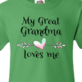 thumbnail image 4 of Inktastic My Great Grandma Loves Me- Heart Great Grandchild Youth T-Shirt, 4 of 5