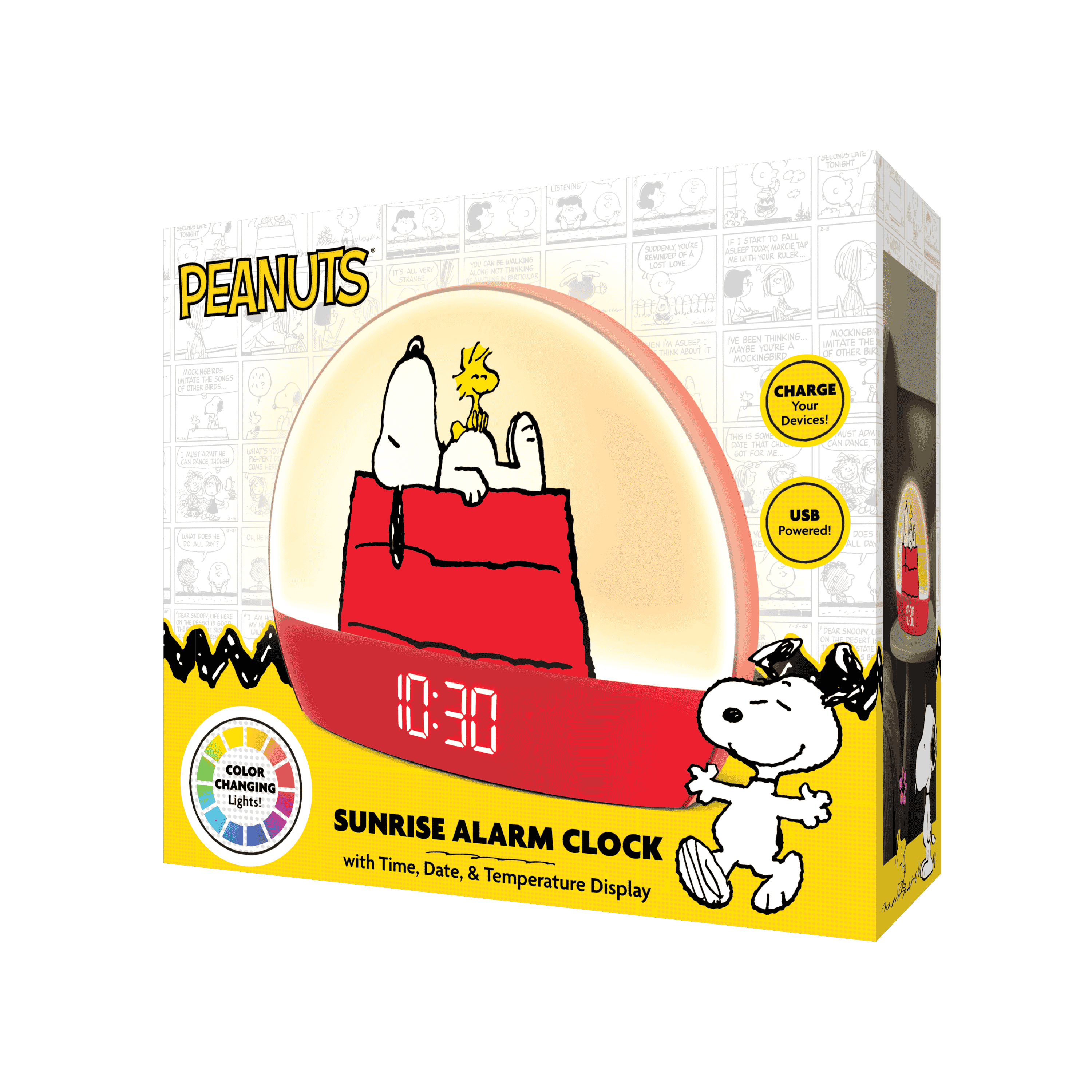 Peanuts Snoopy & Woodstock Sunrise Alarm Clock