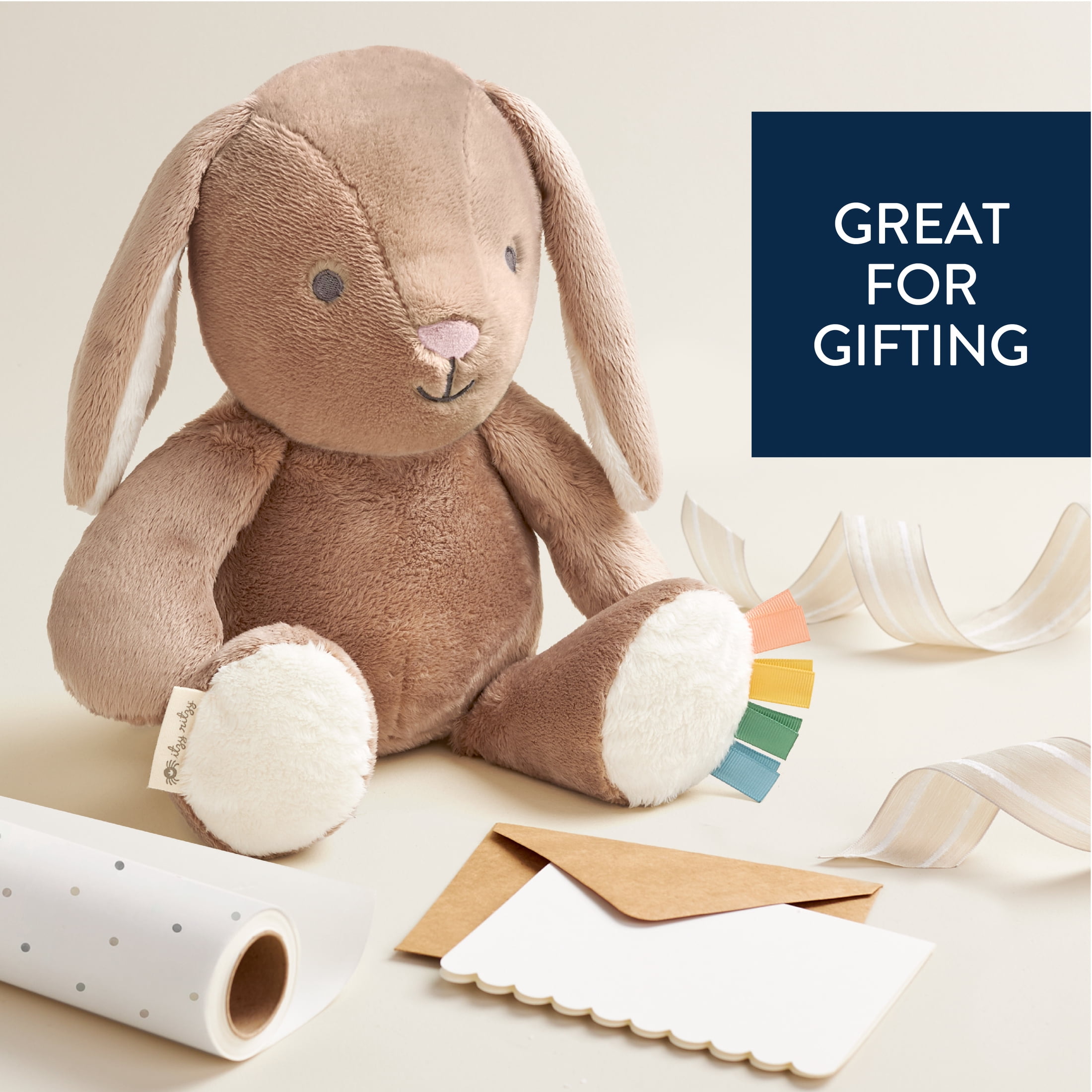 Itzy Ritzy Sweetie Snuggles™ Plush Taupe Bunny
