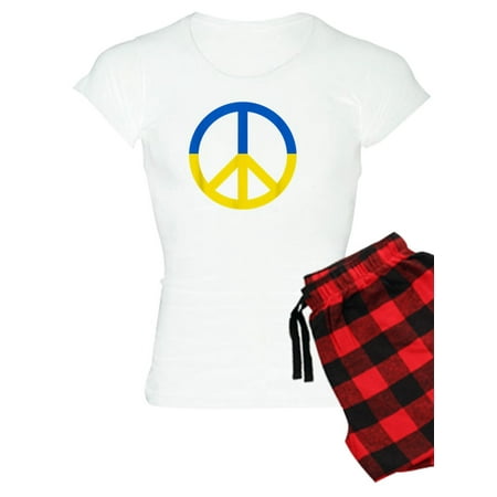 

CafePress - Peace For Ukraine Lover I Stand With Ukrai Pajamas - Women s Light Pajamas