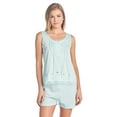 thumbnail image 4 of Casual Nights Women's Sleeveless Tank and Pajama Shorts Set, 4 of 4