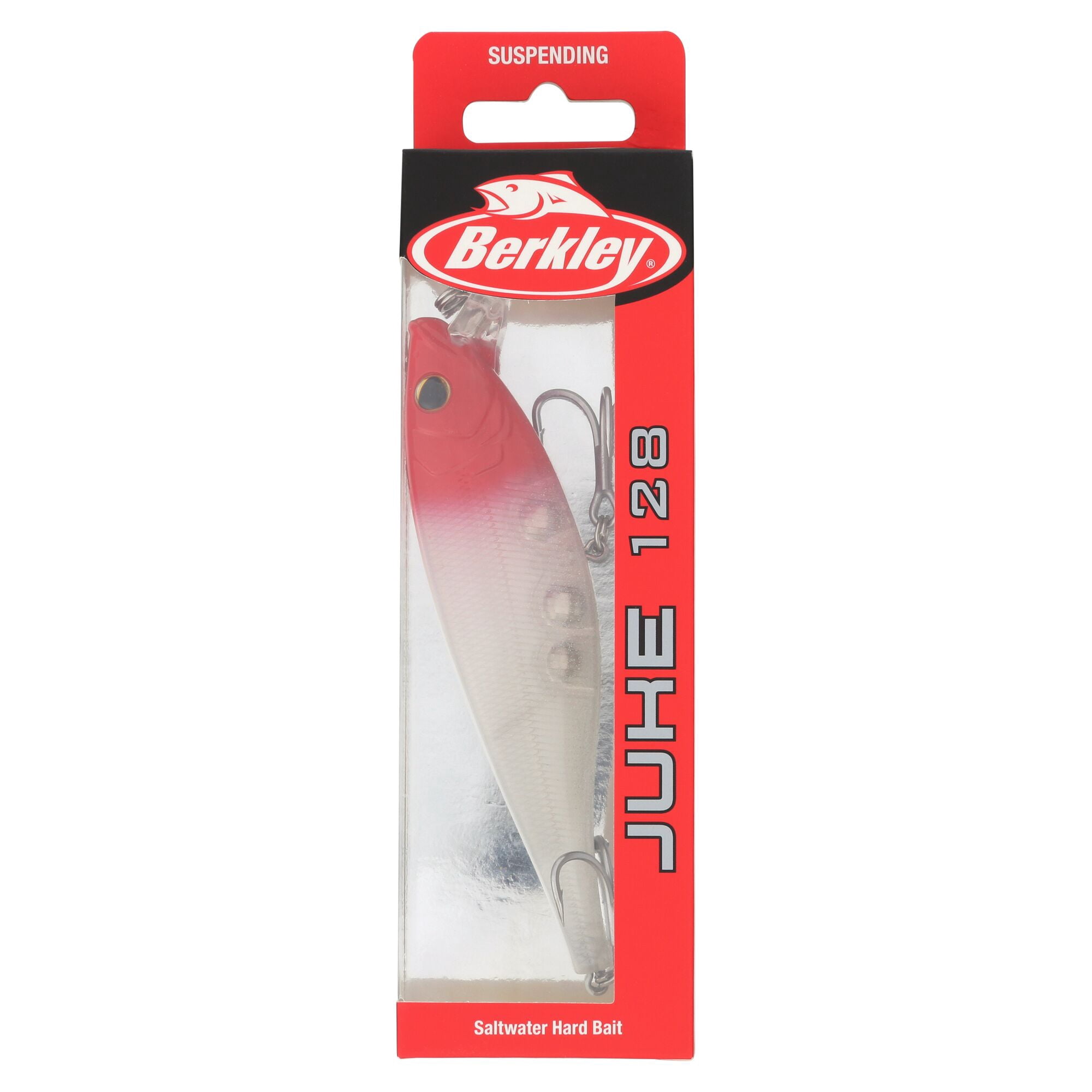 Berkley Juke Saltwater, 5 in, Crankbaits, Red Head (1 Count)