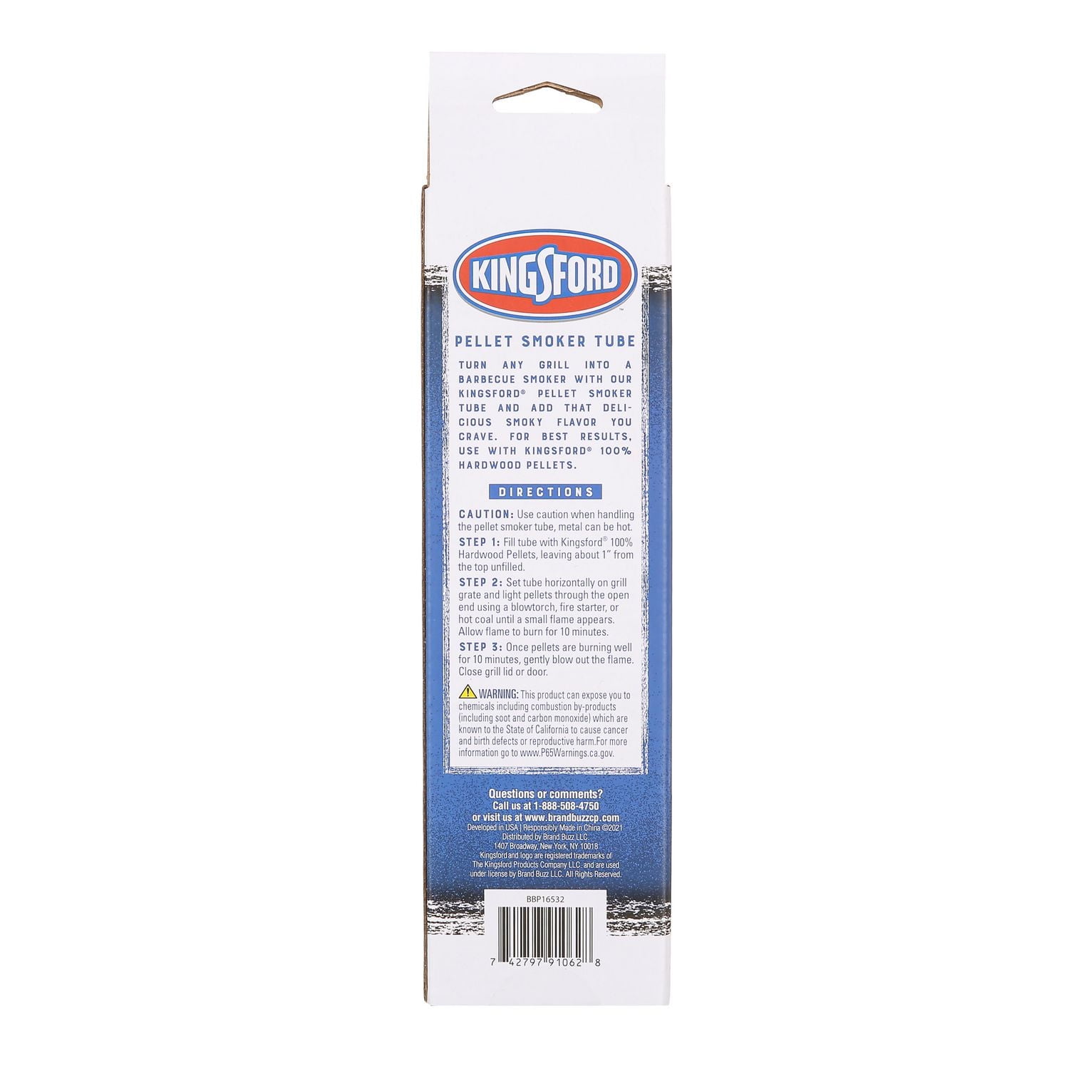 Kingsford 8 Inch Pellet Smoker Hexagon Tube Box