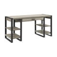 thumbnail image 1 of 60" Wood Computer Desk - Grey Wash, 1 of 5