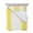 Yellow, White, Gold, variant on Quilts Twin-XL Size Bedding Set, Yellow Striped Lightweight Quilted Comforter, Farmhouse Simple Line Vertical Stripes Soft Reversible Bedspread Coverlet with Pillow Covers for All Season, 68" x 98"