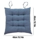 thumbnail image 2 of Cojín de asiento transpirable de lino y algodón | Cojín antideslizante de 38 x 38 cm para oficina, comedor y hogar | Cojín suave para suelo y taburete para estudiantes y trabajo sedentario, 2 of 2