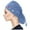 Dark Blue, variant on Scrub Caps Women Men Dentist Nursing Hats Bouffant Nurse Hats Ponytail Turban Hats with Buttons Working Hat with Adjustable Tie Sweatband,White One Size