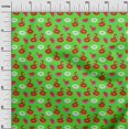 thumbnail image 3 of oneOone Cotton Poplin Green Fabric Donut Pattern Sewing Material Print Fabric By The Yard 56 Inch Wide, 3 of 6