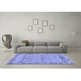 thumbnail image 3 of Ahgly Company Indoor Rectangle Abstract Blue Contemporary Area Rugs, 5' x 8', 3 of 4