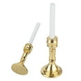thumbnail image 4 of Miniature Candlestick, Dollhouse Golden Candlestick Portable Stable And Durable Lightweight  For Toy Room For Home, 4 of 8