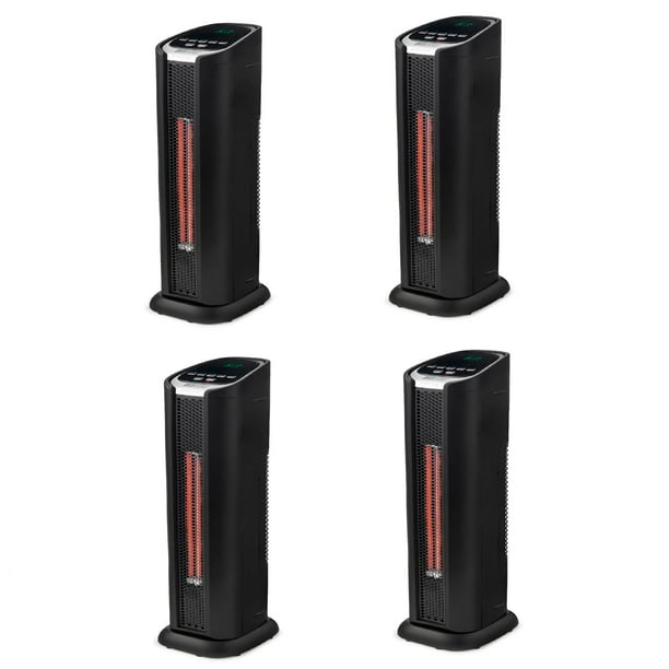 Lifesmart 2 Element Quartz Infrared Portable Tower Heater ...