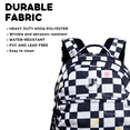 thumbnail image 5 of J World Boys and Girls Cornelia 18" Multi Compartment Laptop Backpack for School and Travel, Icon Checkers, 5 of 7