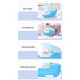 thumbnail image 4 of Needleless Stapler, Portable Stapler Comfortable Grip  for 4 X A4 Sheets Per Press for Office School Home, 4 of 7