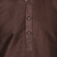 thumbnail image 4 of Mens Silk Blend Indian Wear Basic Solid Kurta Churidaar Mens Silk Sherwani, 4 of 5