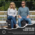 thumbnail image 4 of SPORT BEATS Stadium Seats with Back Support Bleacher Chairs with Back and Cushion Thick Padded Bleacher Seats Includes Shoulder Strap, 4 of 7