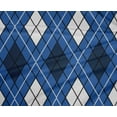 thumbnail image 4 of oneOone Polyester Lycra Blue Fabric Argyle Check Sewing Craft Projects Fabric Prints By Yard 56 Inches Wide, 4 of 4