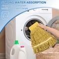 thumbnail image 5 of 6Pcs Commercial Mop Head Replacement, Cotton String Mop Head, Wet Cleaning Mop Head Refills, Yellow, 5 of 6