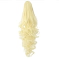 thumbnail image 2 of Fiudx Ofertas Flash Del Día Pelucas De Cola De Caballo Onduladas Con Rizos Largos Para Mujeres Y Niñas, Extensiones De Cabello Con Cola De Clip En Garra D, 2 of 2