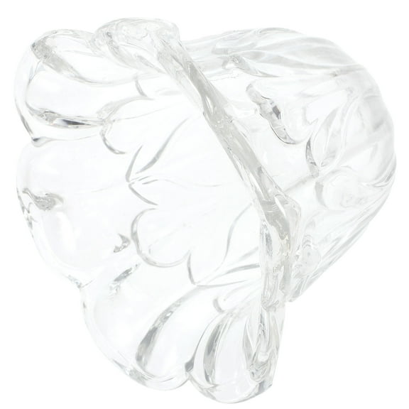 Toyvian Frosted Glass Lamp Shade with Flower Design for Indoor Ceiling Light Fixtures, Transparent Cover for Home Lighting