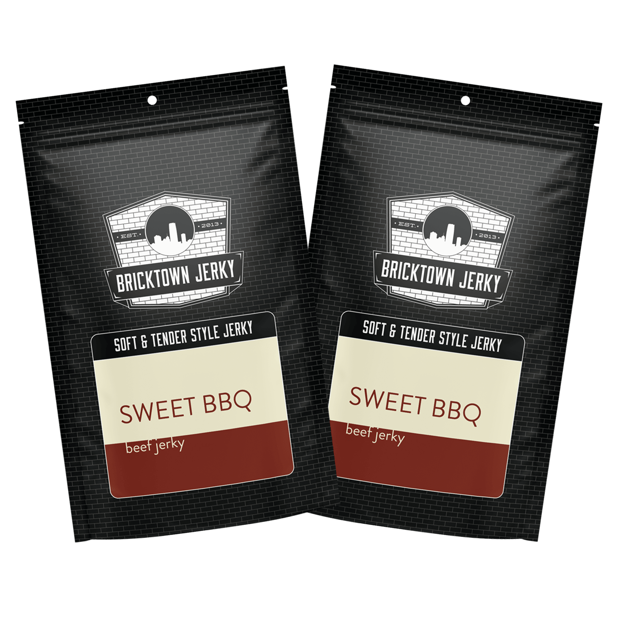 Soft and Tender Style Beef Jerky - Sweet BBQ - 1 Pound
