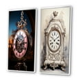 thumbnail image 3 of Designart "Clock Eternal beauty" Fashion Framed Wall Art Set Of 2 - Gold Fashion Framed Wall Art Set Of 2, 3 of 7