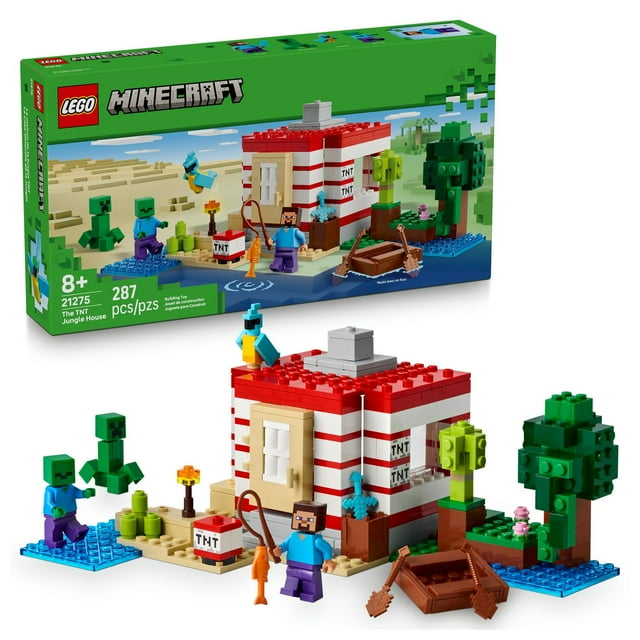 Set LEGO Minecraft La Casa-Dinamita de la Selva 21275