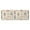 Beige Princess Carriage, variant on Black Fairy Star Pattern Kitchen Rug Mat,Kitchen Runner Rugs Non Skid Washable,Decorative Kitchen Floor Mats for Kitchen,Sink,Laundry,17"x47.2"