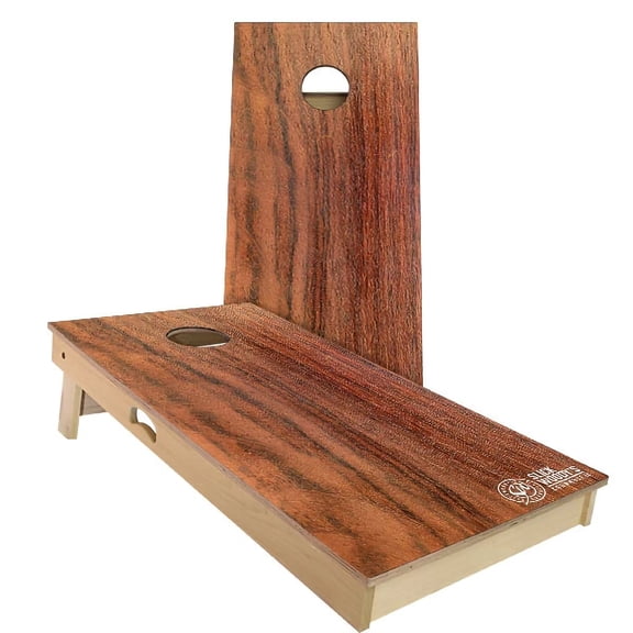 Skip's Garage | Rosewood Cornhole Board Set | Includes Boards & Bags | Choose Your Size & Accessories