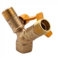 thumbnail image 2 of 5X Adaptador de Grifo Doble de 2 VíAs Adaptador de Grifo de Riego para JardíN Exterior de 1/2 Pulgada y Divisor de Manguera, 2 of 5