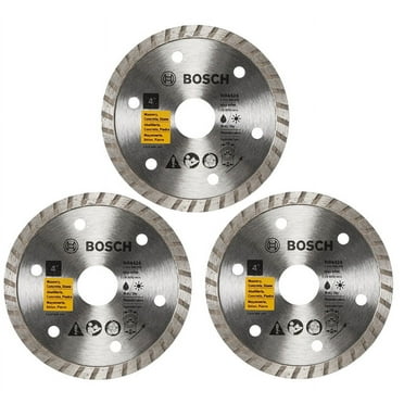 Bosch DB442 4 Inch Turbo Diamond Blade, 3 Pack