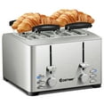 thumbnail image 1 of Costway Stainless Steel 4 Slice Toaster Extra-Wide Slot 6 Shade Setting w/ Warming Rack, 1 of 10