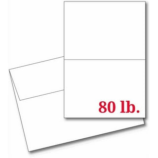 Greeting Cards Set - 5x7 Blank White Cardstock and Envelopes, Perfect Card  Stock for Invitations, Bridal Shower, Birthday, Gift, Invitation Letter,  Weddings