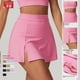 thumbnail image 5 of Minivestido de yoga de cintura alta de primavera y verano de Zhecre, minifalda transpirable para correr, fitness, tenis, falda deportiva antiexposición, 5 of 5