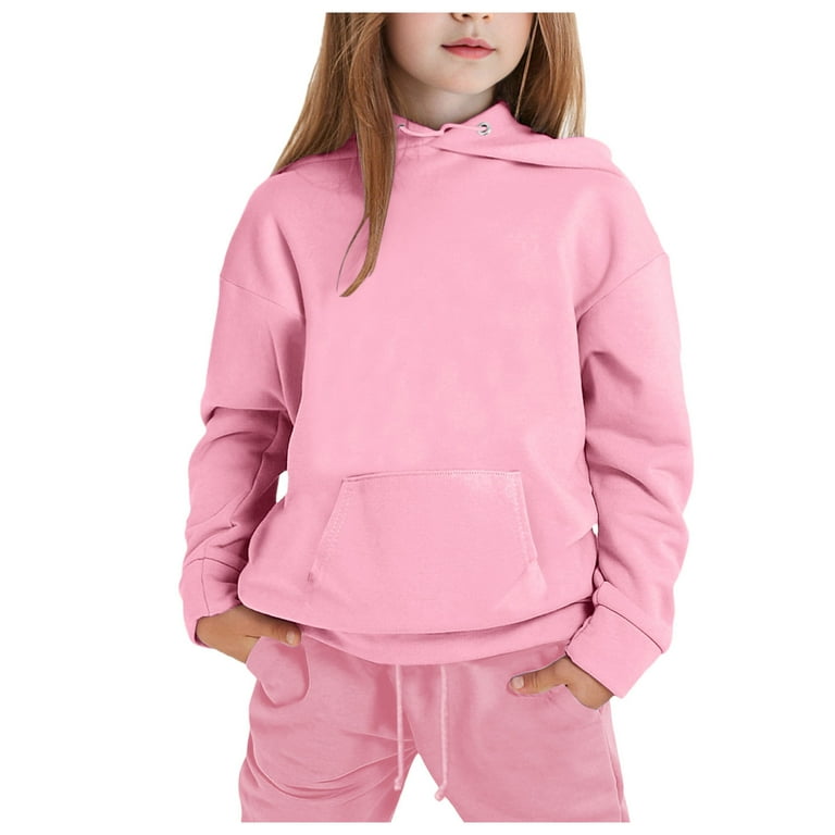 Tracksuit for Girls Child Toddler Boys Girls Long Sleeve Solid