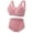 Pink, variant on Ersazi Sport Bras Casual Sexy Front Button Shaping Cup Shoulder Strap Underwire Bra Plus Size Bra Underwear Set Pink 44