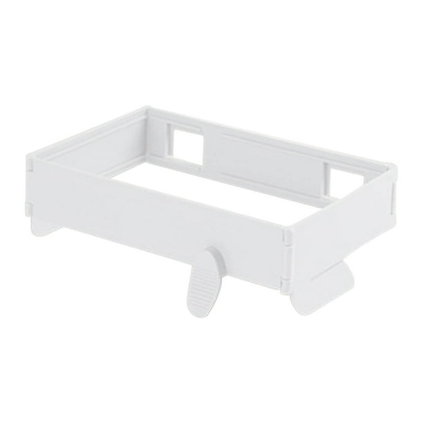 Soporte de pared para bolsas de basura | Colgador plegable con hebilla magnética | Instalación sin taladros y con pegamento sin dejar rastro | Organizador para puertas de armarios de cocina y ba