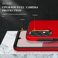 thumbnail image 7 of for Samsung Galaxy A32 5G Case, 360° Rotatable Ring Holder Kickstand Dual Layer Military-Grade Drop Tested Protection Support Car Holder Mount Magnetic Absorbing Bumper Phone Case, Red, 7 of 7