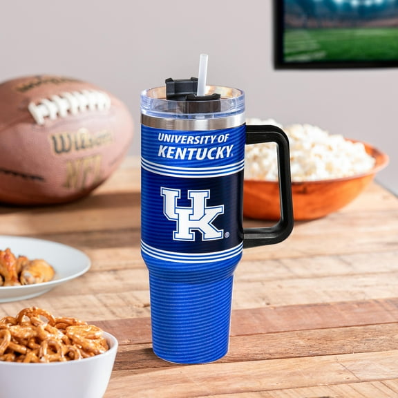 40oz Stainless Steel Canyon Cup w/ Straw, University of Kentucky