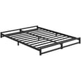 thumbnail image 1 of Yiwa Metal Platform Bed Frame, 6 Inch Twin/Queen Size, Steel Slat Support, Mattress Foundation, No Box Spring Required, Quiet Design, 1 of 9
