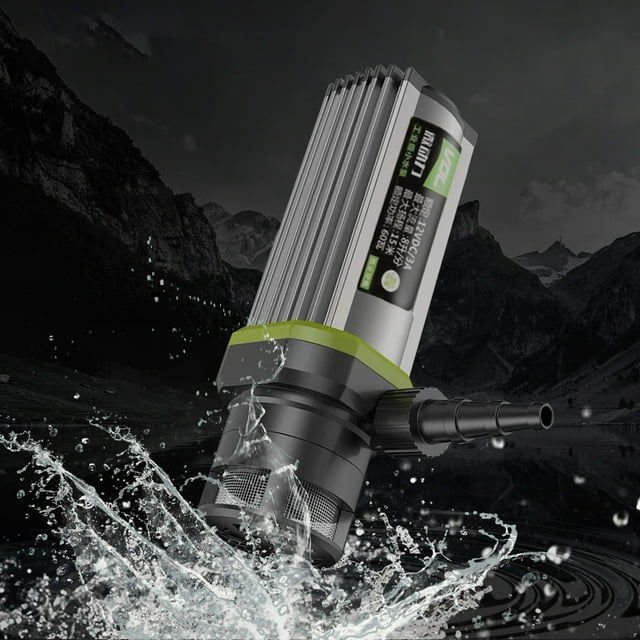 EGNMCR DC12V 60W Mini Submersible Water Pump Geyser Circulation Mini Clear Water Pump 49.21ft High Lift For Pond Water Feature Aquarium Hydroponics Pump Pump