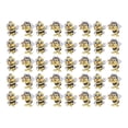thumbnail image 1 of 40 botones de madera con forma de abeja, adornos decorativos de dibujos animados para coser, tejer y hacer álbumes de recortes., 1 of 14