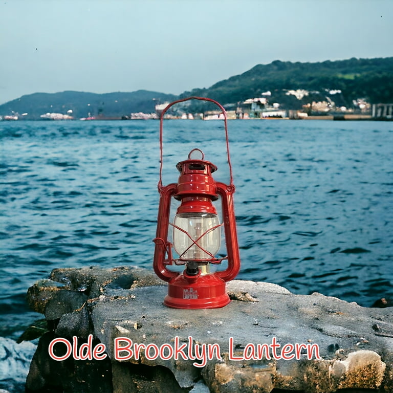 As Seen on TV, LED Lantern, Olde Brooklyn, Red Vintage-Inspired