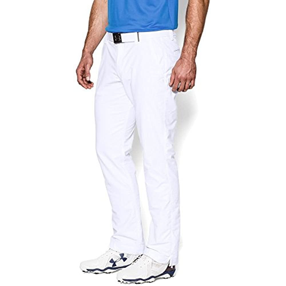 white golf trousers